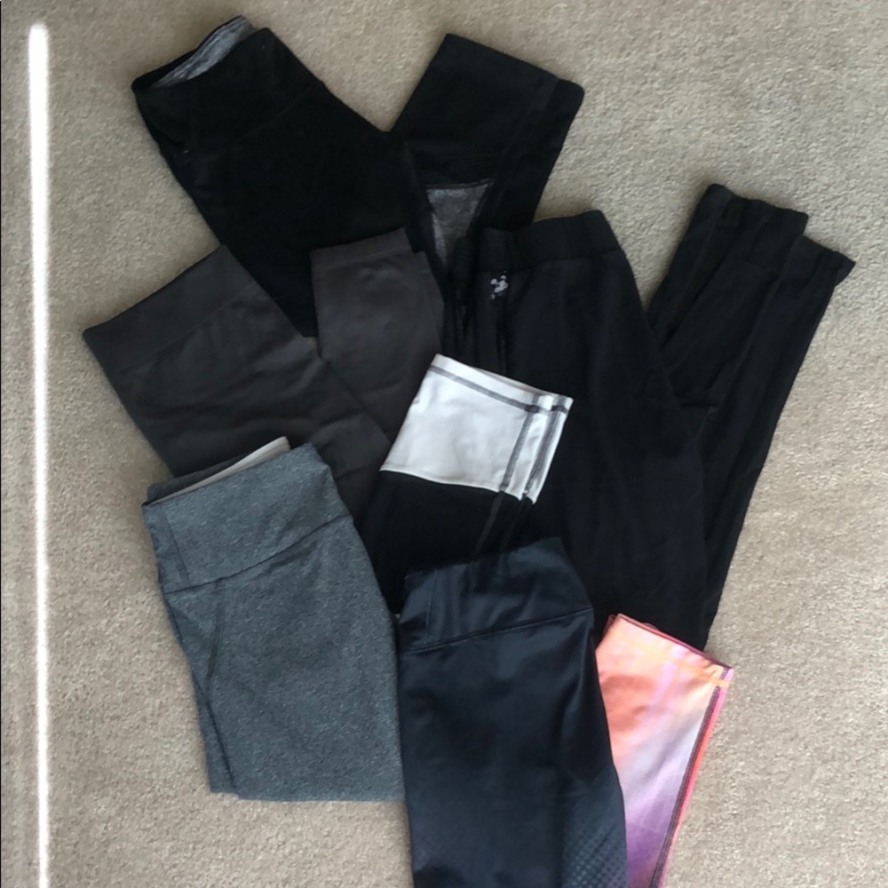 set of 6 leggings